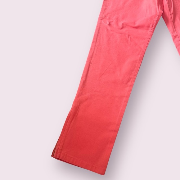 Women’s New With Partial Tag Boden Coral Pants With Ankle Zipper Detail Sz 6L - Picture 2 of 13